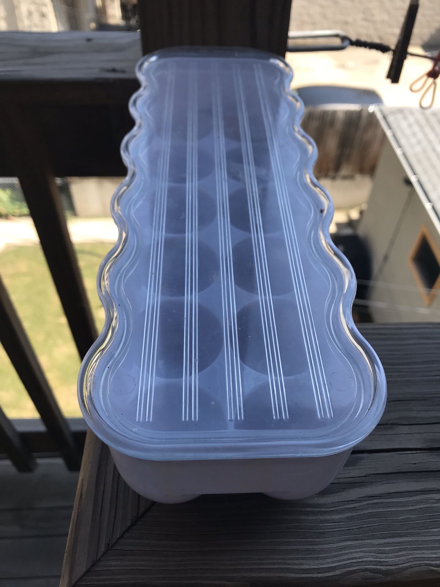 Stackable Plastic Covered Egg Tray Holder