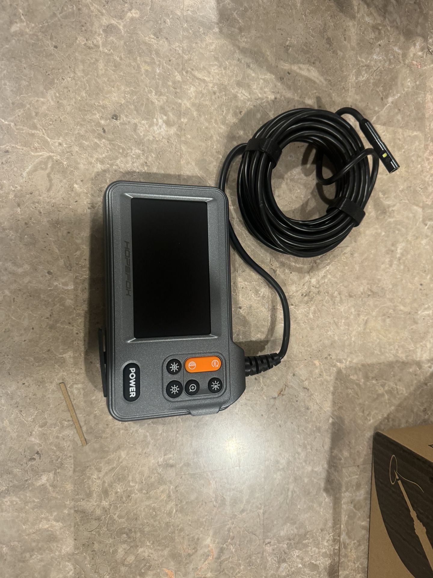 Borescope Camera with Light Endoscope Inspection Camera with 8+1 Adjustable LEDs, 4.3" Dual Lens Endoscope with 16.4ft Semi-Rigid Cable, 8mm