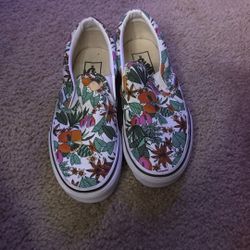 Flower Print Vans 