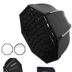 35.4-inch Triopo Softbox with hive hive grid, octagon umbrella for photography Godox V860 V850 TT600 TT685 TT685II YN560 III IV JY-680A, etc Flash Spe