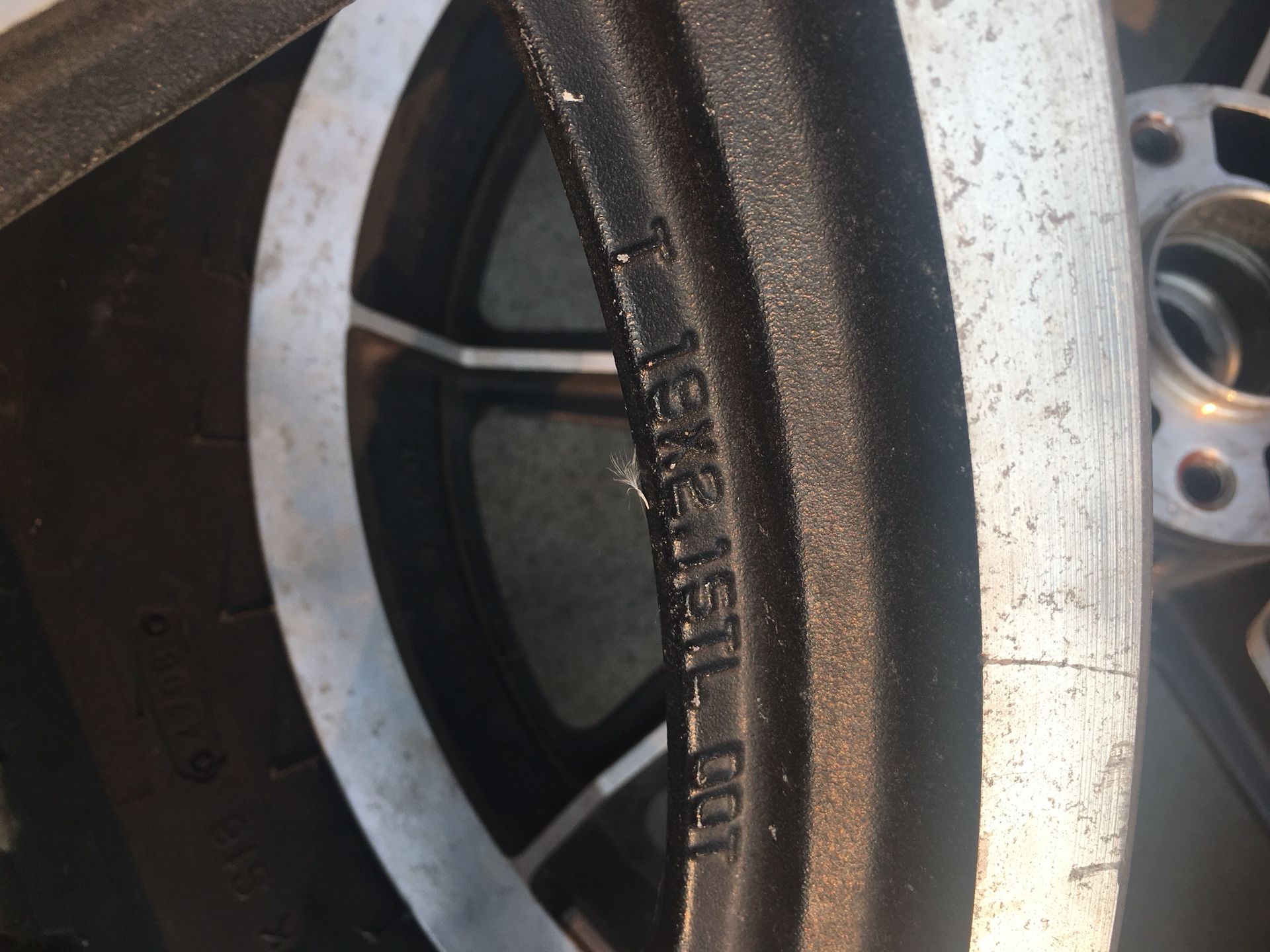 harley davidson 9 spoke mag wheels