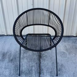 Harmonia Living Acapulco Outdoor Dining Chairs – Set of 2 (Black)