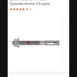 5/8x 6 Hilti Anchor Bolts
