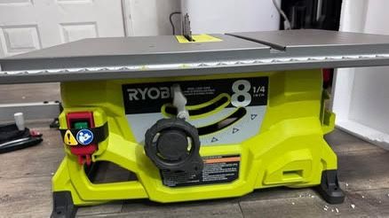Ryobi electric 8.1/2 table saw