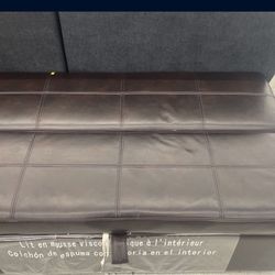 Deep Brown Ottoman Pullout Bed 