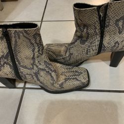 Beautiful snakeskin boots