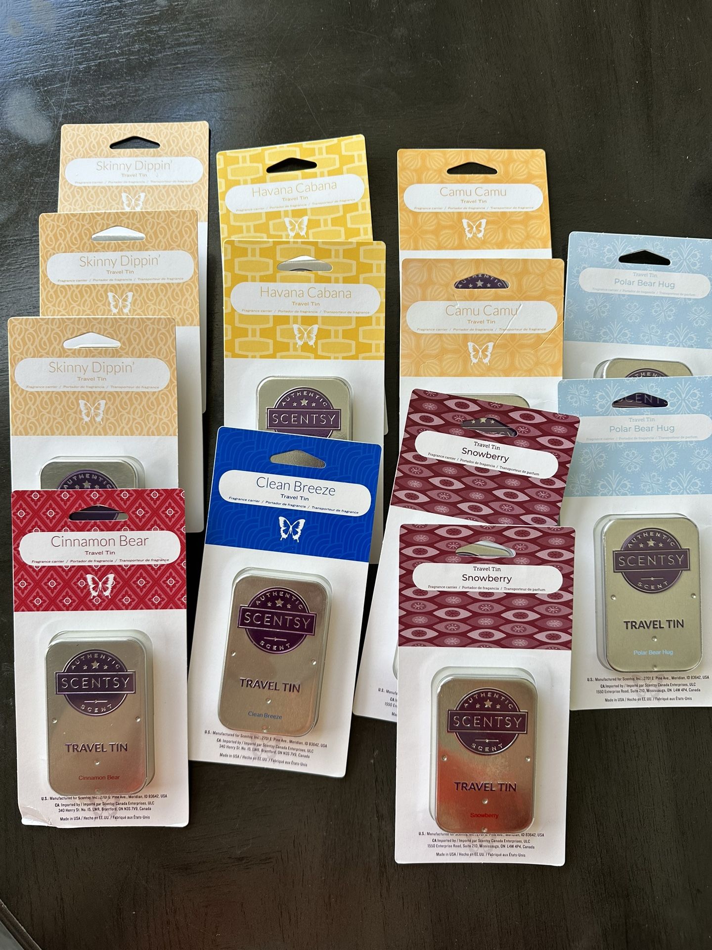 Car Freshners (travel Tins With Slide Lids)