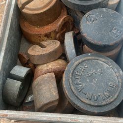 A Box Of Scale Weights 