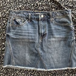 Kensie Blue Jean Skirt Size 6