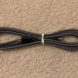 New USB C to USB C 6FT Fast Charging Cable For iPhone MacBook Samsung 