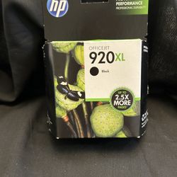 HP #920XL Black Ink Cartridge CD975AN GENUINE NEW Expiration 02/14
