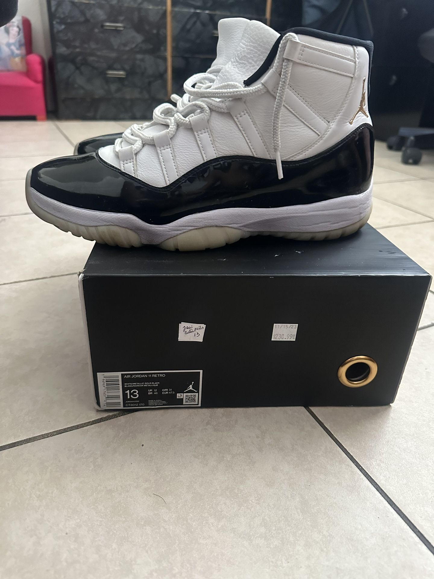 Air Jordan 11 Retro ‘Gratitude / Defining Moments’ Size 13