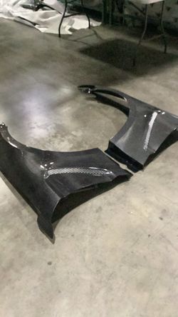 Blemished 2015-2017 Ford Mustang Carbon Creations GT350 Look Fenders - 2 Piece