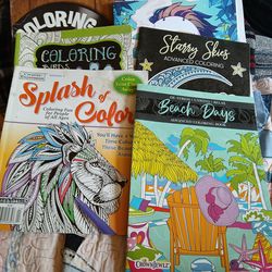 8 adult coloring books