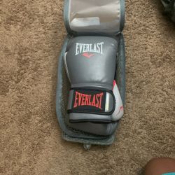Everlast Boxing Gloves With Hand Rolls