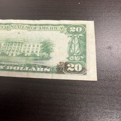 1929 $20 St. Louis High Grade Crisp Ink Errors?
