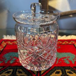 BOMBONERA ANTIGUA DE CRITAL CORTADO