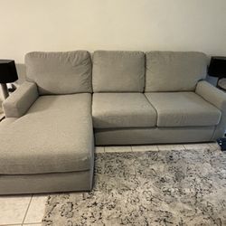 Hudson’s Gray Sectional Sofa 