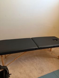 Portable massage table