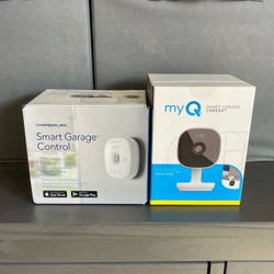 In box MyQ My Q Chamberlain Smart Garage Control Camera