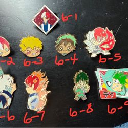 My Hero Academia Enamel Pins 