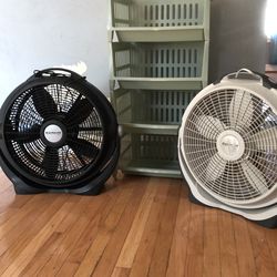 Two Wind Machine Fan and one organizer free