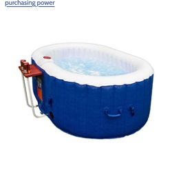 2 Person Inflatable Jetted Hot Tub