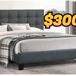 Queen Size Bed And Mattress 