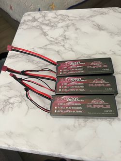 3 CNHL Purple 2s Lipo 6200mah 100C battery