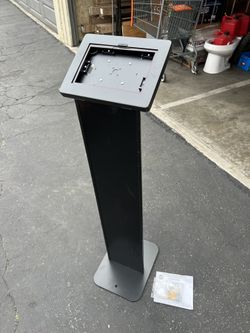 CTA Digital Premium Dual Enclosure Locking Floor Stand Kiosk