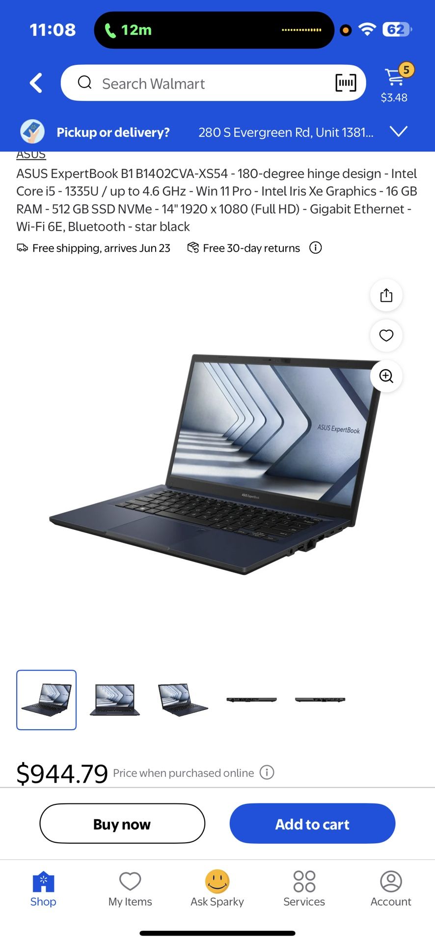 Asus Expertbook Laptop