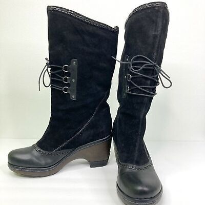 Hip Tall Suede Lace up Boots - Size 10 Regular