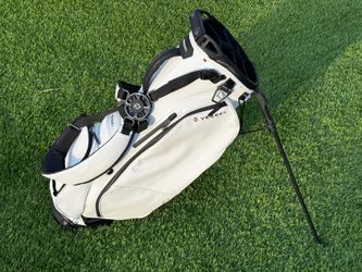Vessel Player 3.0 Stand Bag | White/Black | 6-Way Top | Dual Strap