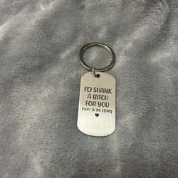 Silver Funny cute keychain 