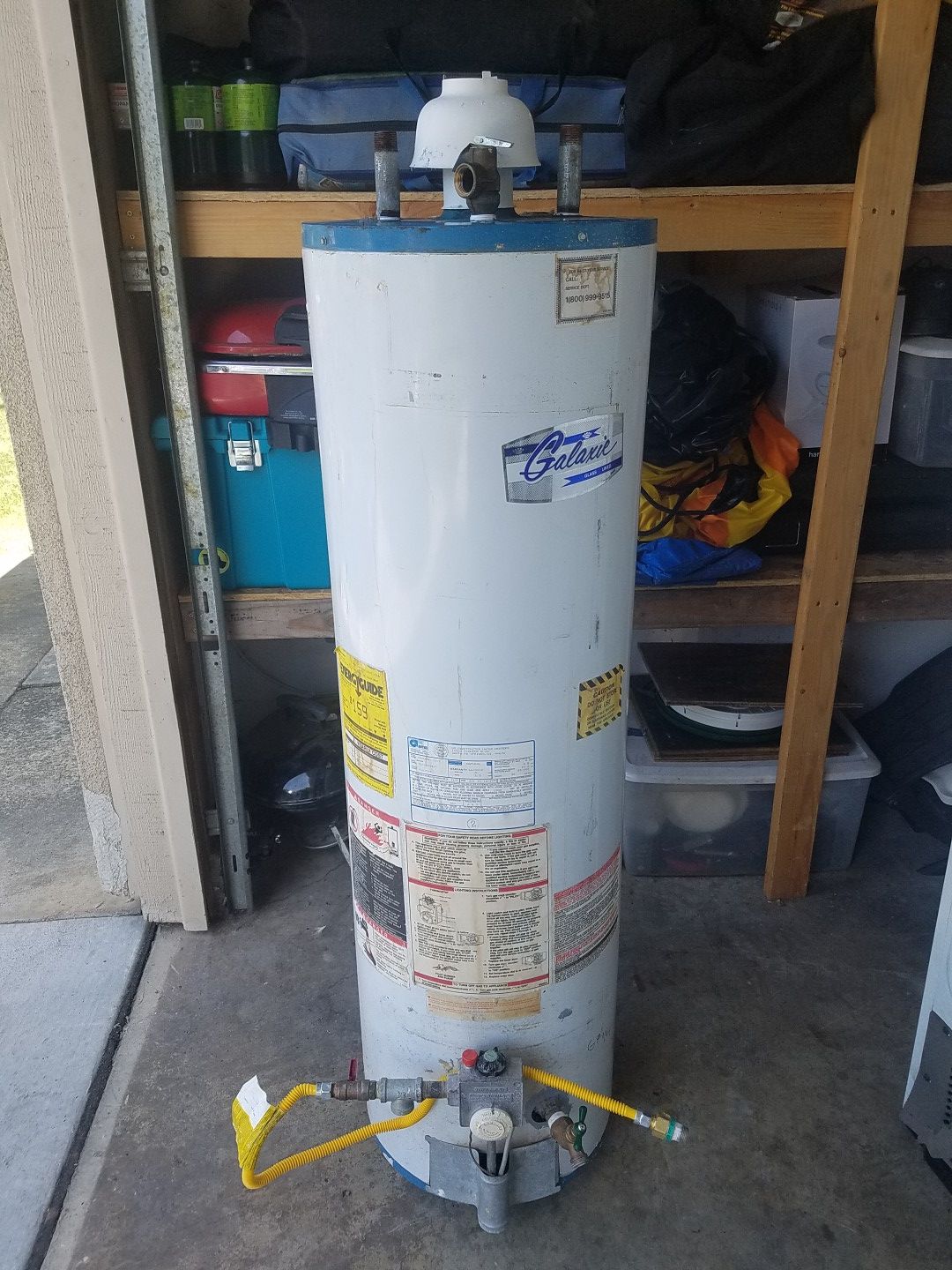 GALAXIE GAS WATER HEATER