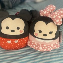 Minnie And Mickey Mouse Squishmallows
