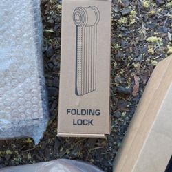 Lectric folding bike lock