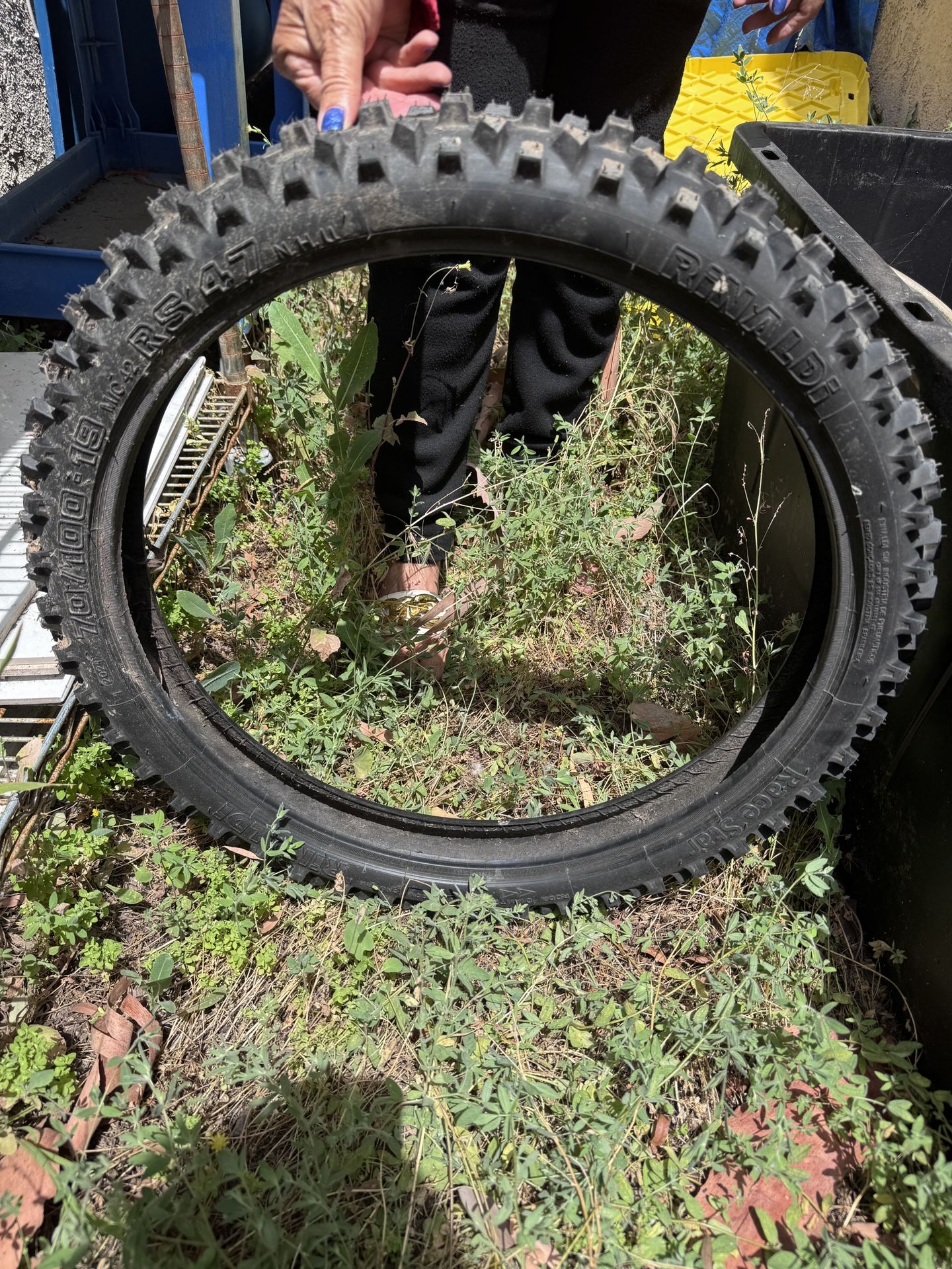 TIRE 70/100 19 RS 47 RINALDI NEW For MOTORCYCLE OR DIRTBIKE