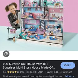 LOL Surprise Doll House 