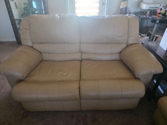 Leather Loveseat