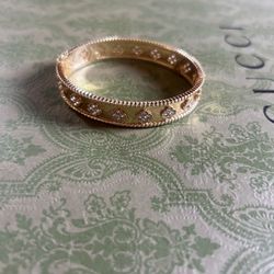 Fashion Bracelet Gold Clover 