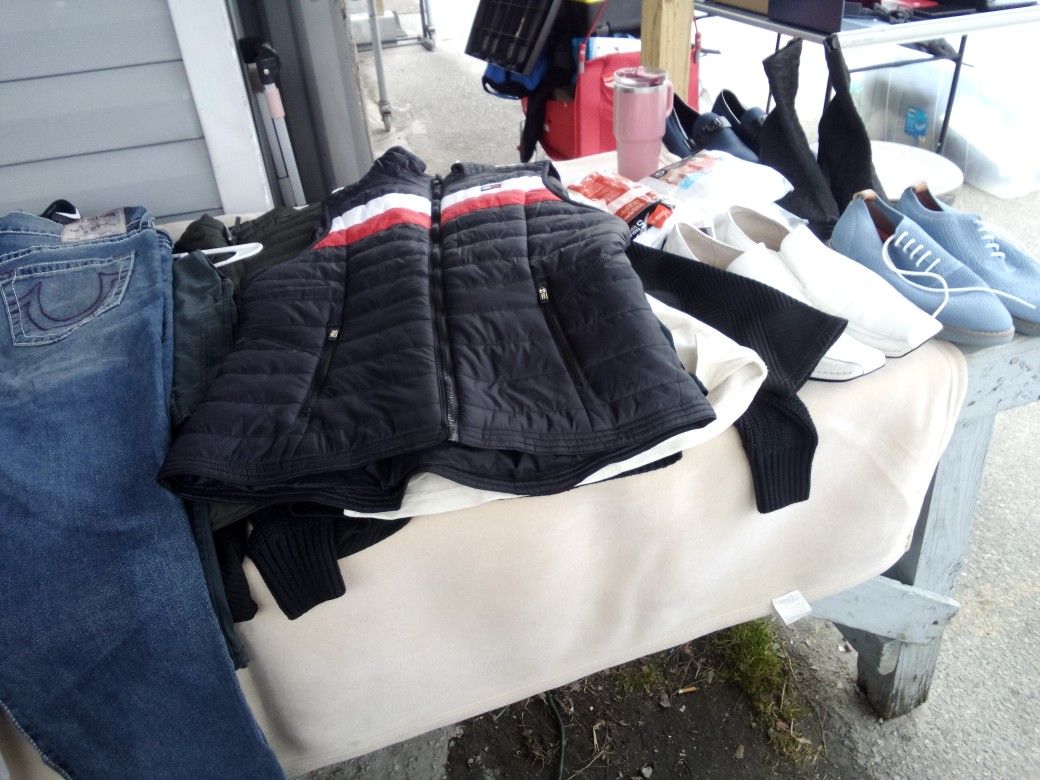 Lot Of Clothes And Shoes