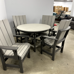 Amish Polywood Outdoor Dining Set - Delivery and Financing Available!
