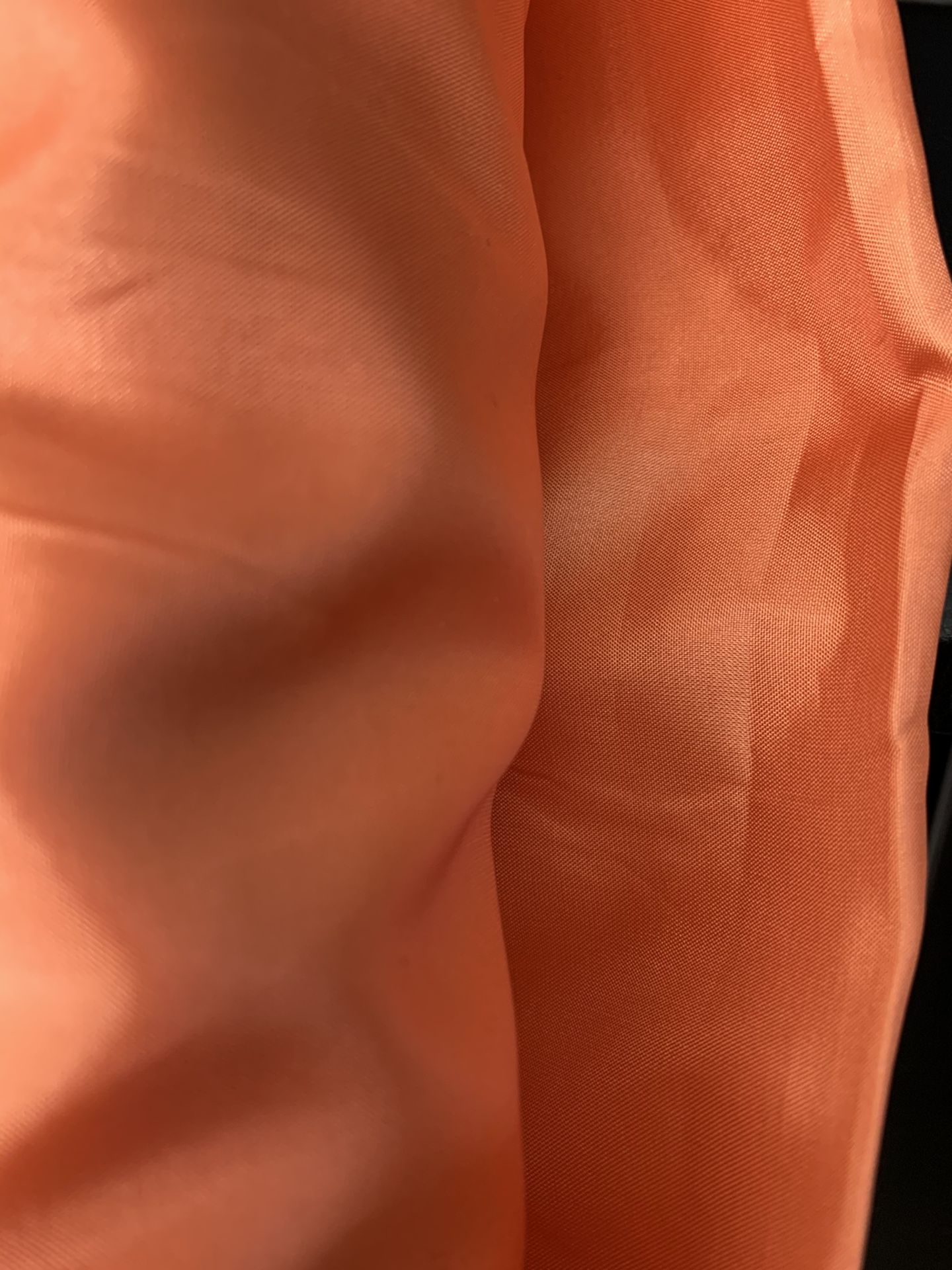 Fabric Satin Orange wedding decor