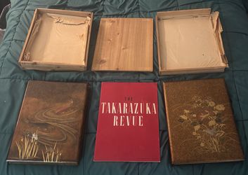 Vintage Japanese Accordion Style Photo Albums Or Writing Book? WWII Kyoto, Japan