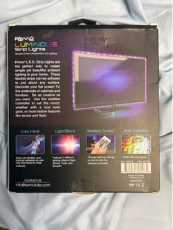 Primo Luminous Strip Lights – 16ft Wireless RGB LED Light Strip