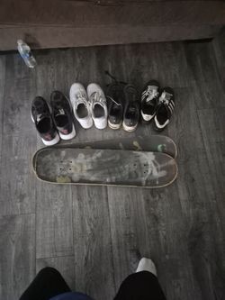 Used Skateboard Decks and decent shoes