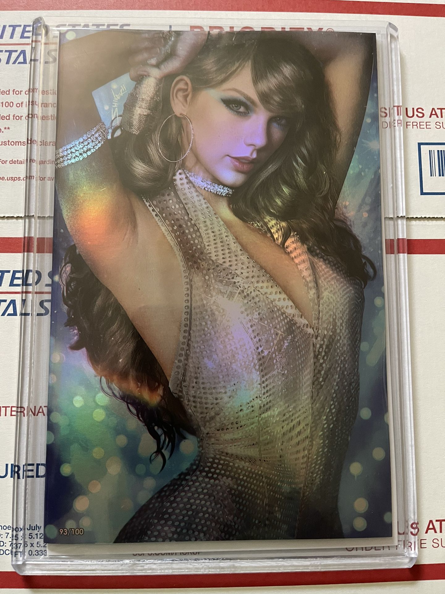 Female Force: Taylor Swift #2 SHIKARII Art Only FOIL Dazzler LE 100