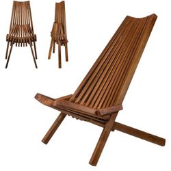 Melino Wooden Folding Chair for Outdoor 