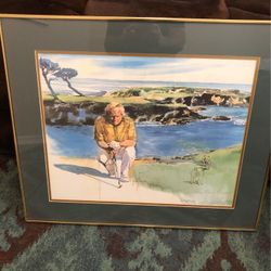 Print Golf  Framed
